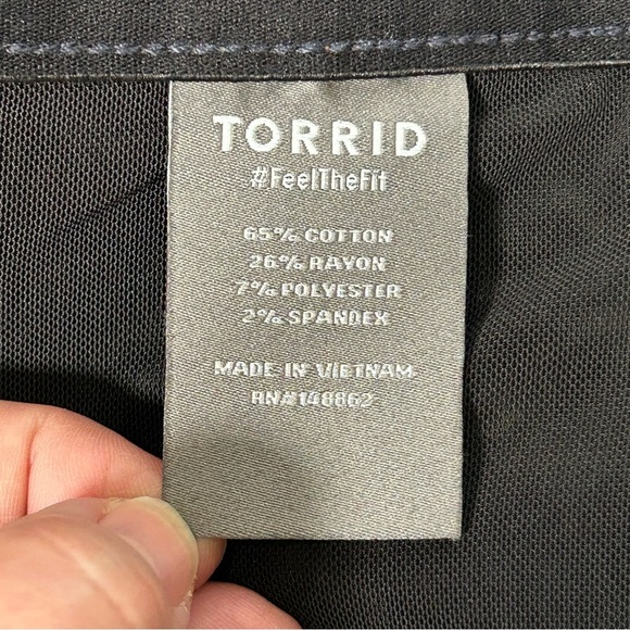 Torrid 3.5” Bombshell Premium Stretch High-Rise Jean Short NWT - Picture 8 of 14